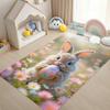 Easter Egg Rabbit Carpet Easter Children's Room Carpet Doormat Living Room Bedroom Holiday Party Decoration Rug