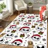 1Pc Christmas Skulls Rug Office Carpet Indoor Outdoor Doormat Nonslip Soft Living Room Christmas Halloween Gift D922463