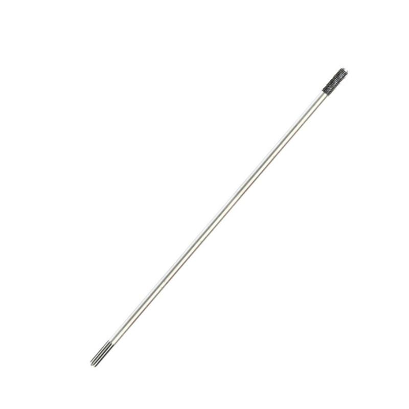 Naujas 2 vnt./1 vnt. Vienas galas sriegiuotas, vienas galas 9 dantys, 8 mm storio pavaros velenas 26 mm vamzdžiui, žoliapjovei, krūmapjovei, 762 mm ilgio