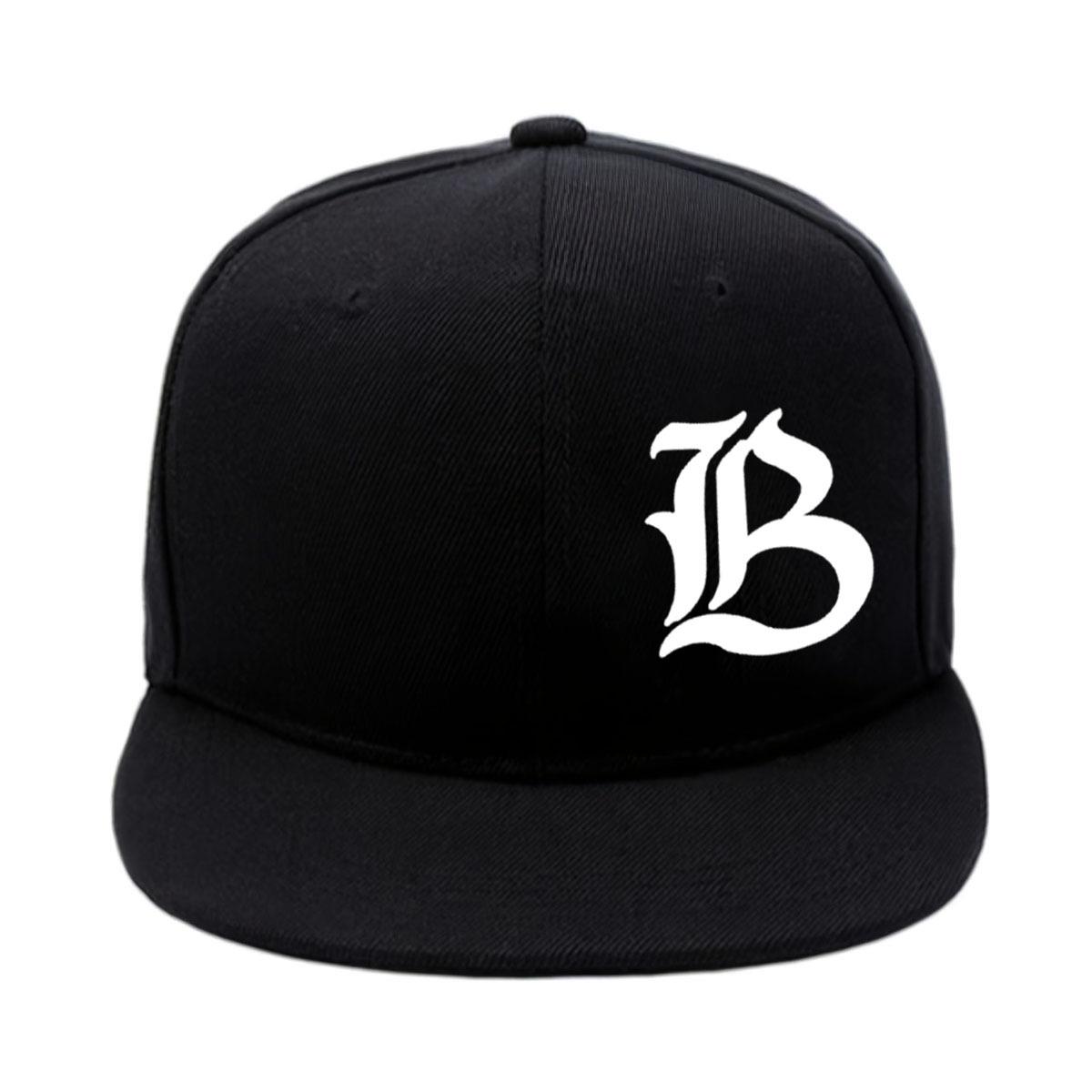Fashionable Street Style Printed Baseball Cap Multiple Colors Adjustable Outdoor Hat чёрный