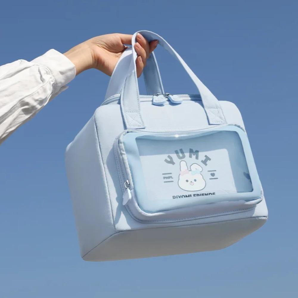 Waterproof Cute Insulated Lunch Bag Thickened Lunch Organizer Reusable Picnic Bag  Food Delivery
