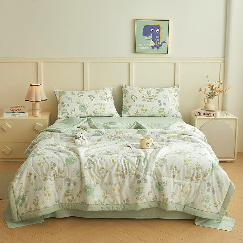 Muxinzi Summer Floral Polyester Quilt