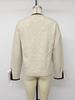 European 2026 Autumn/Winter Color Block Bow Cuff Sweater for Women