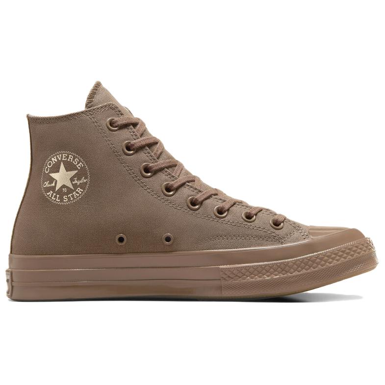 Converse Chuck 70 Pohodlné plátěné boty s vysokým svrškem Unisex tenisky Hnědé A09821C