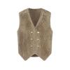 FivePlus Women's Faux Fur V-neck Vest