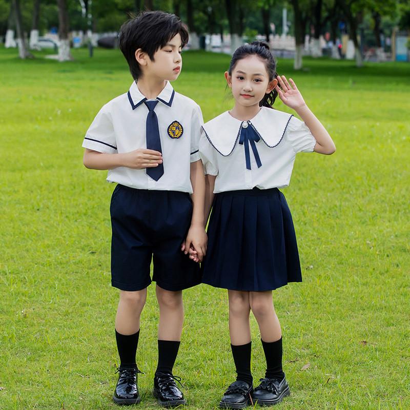 Soft Cotton Kindergarten Graduation Outfit For Boys And Girls Stylish Two-piece Set Boys,110cm