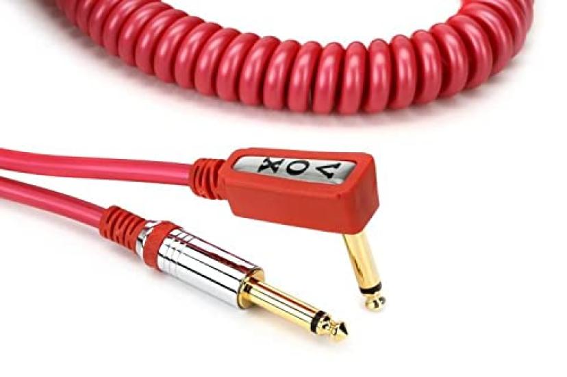 VOX Vox Cable Guitar & Bass Shield Curl Cord Type Length 9m Red VCC90