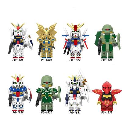 Ice Flame Black Wing Mech Warrior Assembled Toy Gift