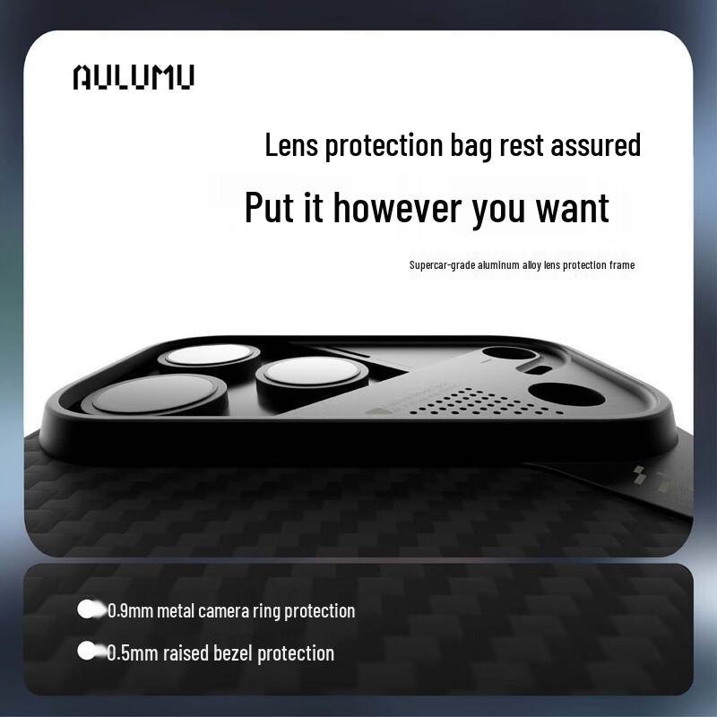 AULUMU Kevlar MagSafe Magnetic Cooling iPhone Case