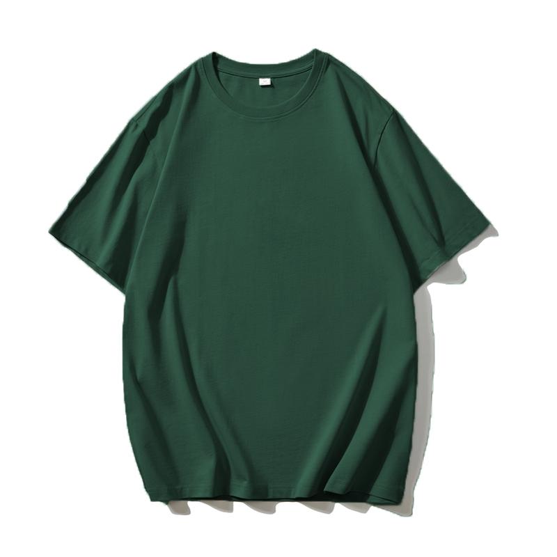Hirsionsan Basic T Shirt Women 100% Cotton Short Sleeve Men's Tshirts Female Soft Jumper Female Summer Cusual 1+1 O NeckTees