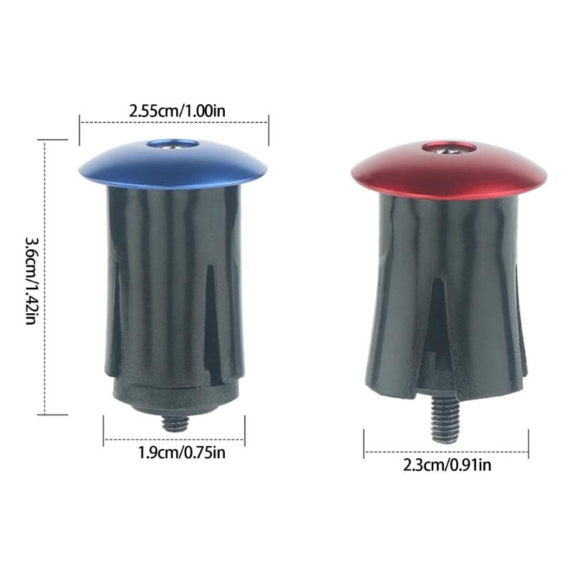 Road Bike Handlebar End Cap Bicycles Handlebar Plug Bike Expanding Locking Bar End Cap Bicycles Cycling Handlebar Plug