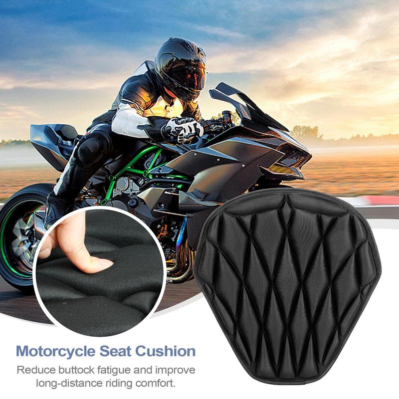 Seat Cushion For Motorcycle Breathable Motorbike Pad 3D Comfortable Breathable Cover Cushion Soft Sitting Support For Men Women