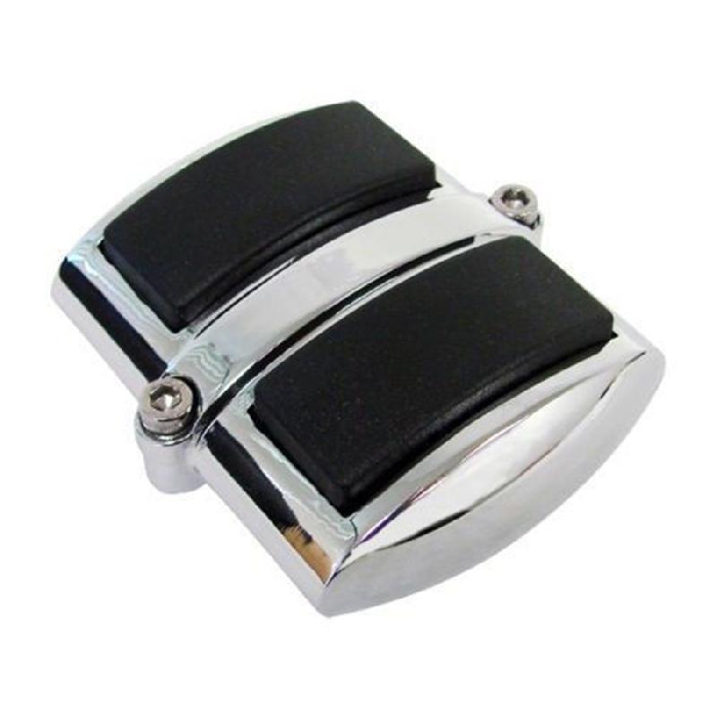 

Motorcycle Chrome Brake Pedal Pad Covers For Yamaha V-Star 650 Classic 950 1100