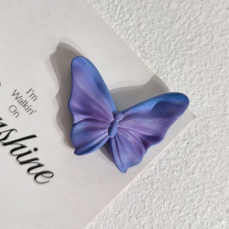 

High-End Butterfly Air Vent Decoration Car Fragrance Car Perfume Flower Aroma Diffuser Stone Car Interior Decoration Fantasy Purple Butterfly (Small Size)