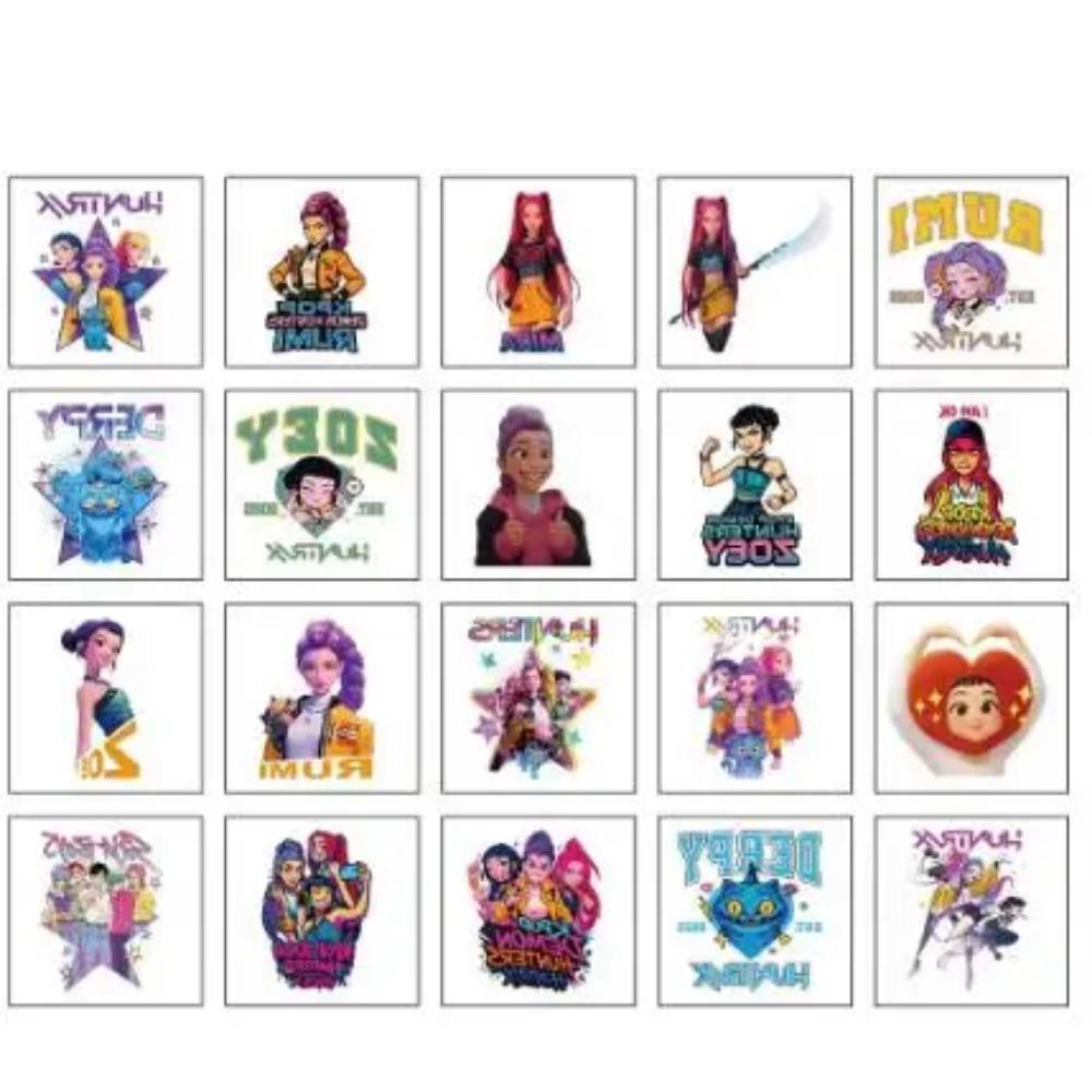 Kpop Monster Hunting Girl Group Dress up Stickers Cute Swap Stickers Handmade Creative DIY Children's Toy Stickers