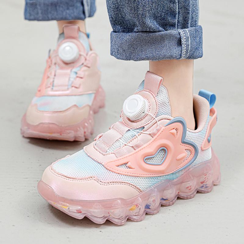 27-38 Kinder Plus Size Leichte und modische Freizeitsportschuhe Mädchen Outdoor-Sport-Laufschuhe
