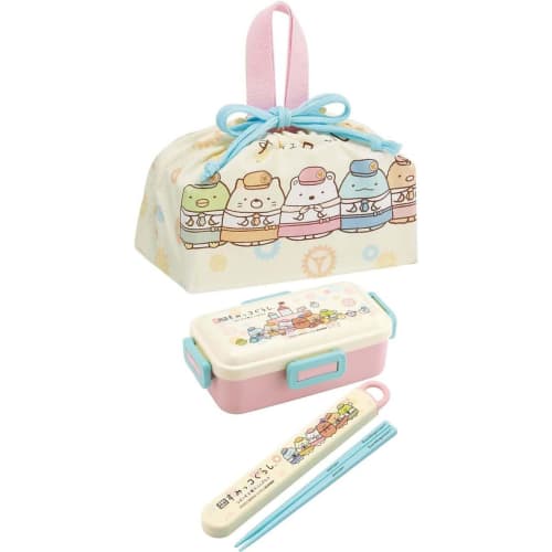 Skater Bento Box 530ml Movie Sumikko Gurashi 3 Antibacterial Fluffy Dome Lid for Women Made In Japan PFLB6AG-A