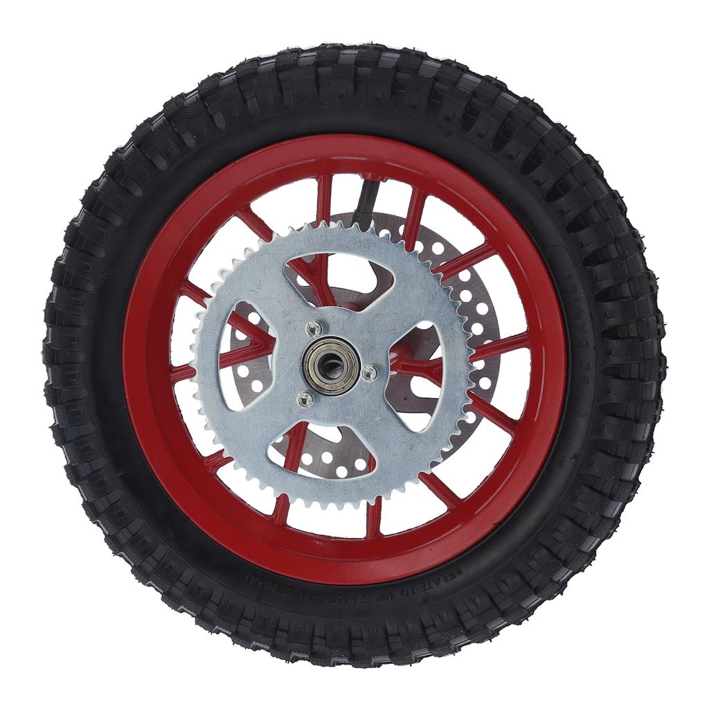 12,5x2,75 in Mini Fahrrad Hinterrad Rutschfeste Gummi Stahl Legierung für 47cc 49cc 2 Hub Dirt