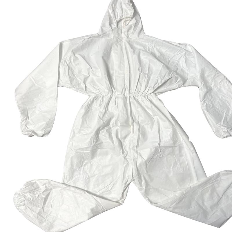 Одноразовый защитный комбинезон с капюшоном One Size