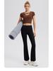 High Waist Fleece-Lined Wide Leg Yoga Pants - Tummy Control, Slimming, Warm for Autumn/Winter