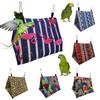 Pet Bird Parrot Hanging Cave House Owl Heart Cage Hammock Sleeping Bed Nests