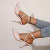 Fashion Pointed Toe Women Sandals High Heels Sexy Shoes Elegant Stilettos Pumps Woman Summer Slippers 2025 New Trend Sandalias De Mujer