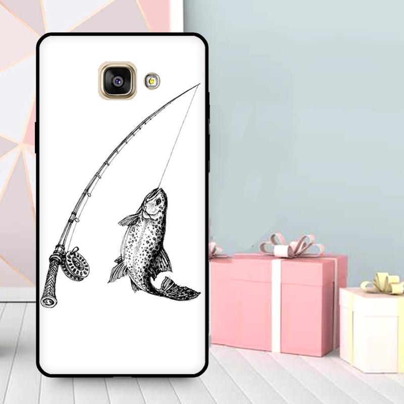 Carp Fish Fishing Rod Case For Samsung Galaxy J3 J5 J7 J1 2016 A3 A5 2017 J4 J6 J8 A7 A9 A6 A8 Plus 2018 Cover