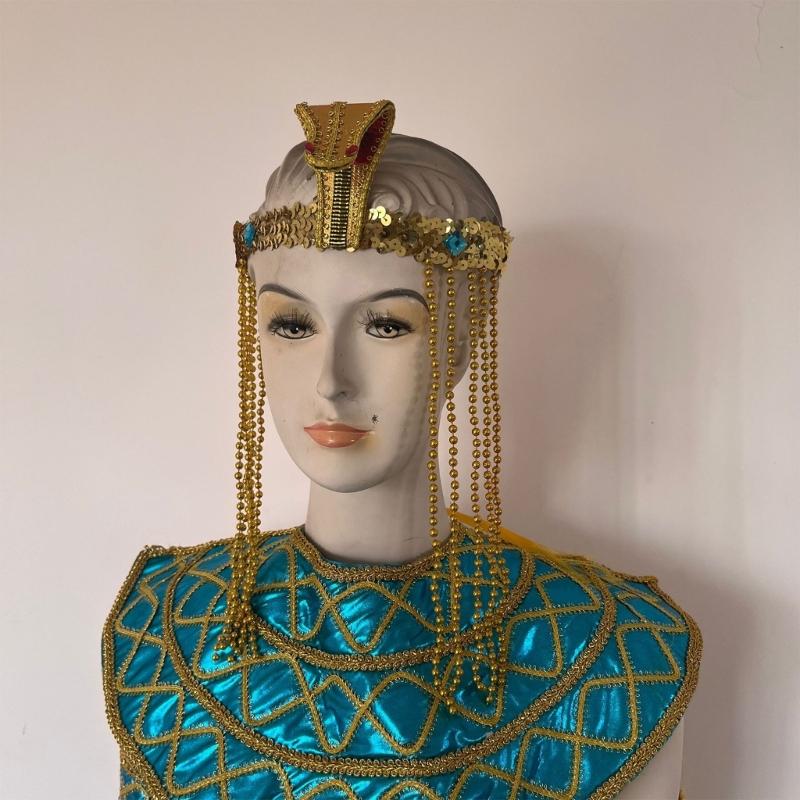 Hair Hoop Golden Sequins Cosplay Headwear Snakes Headbands Cosplay Headbands Snakes Hairband Headwear