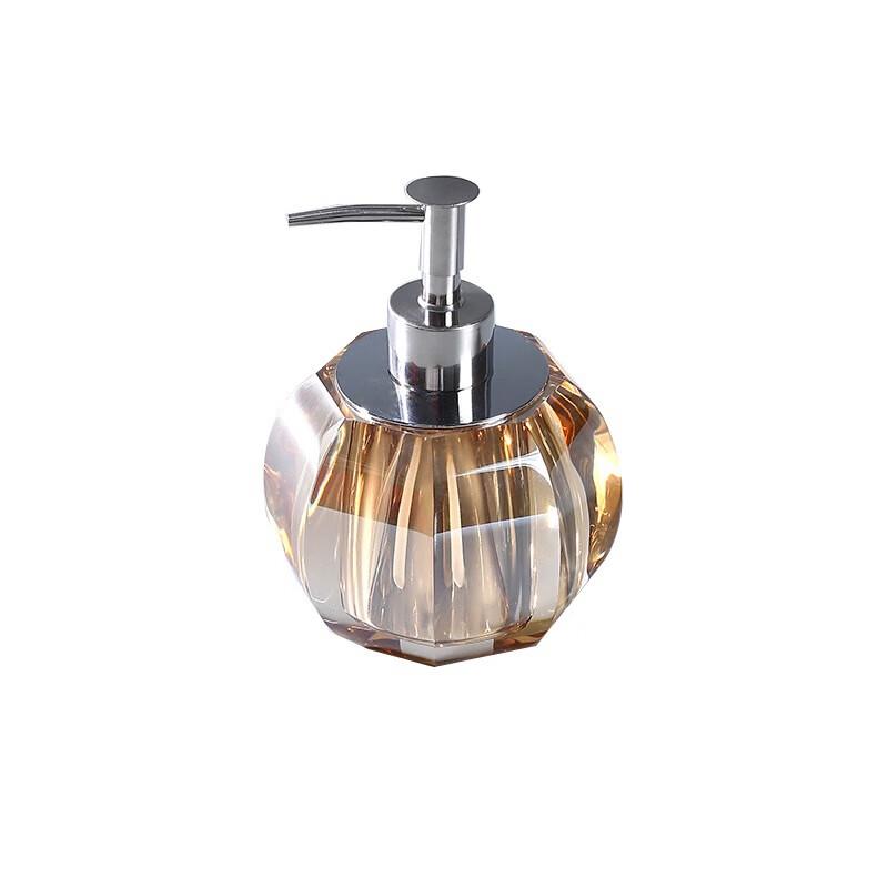 Qianziqiao Crystal Glass Lotion Dispenser Bottle