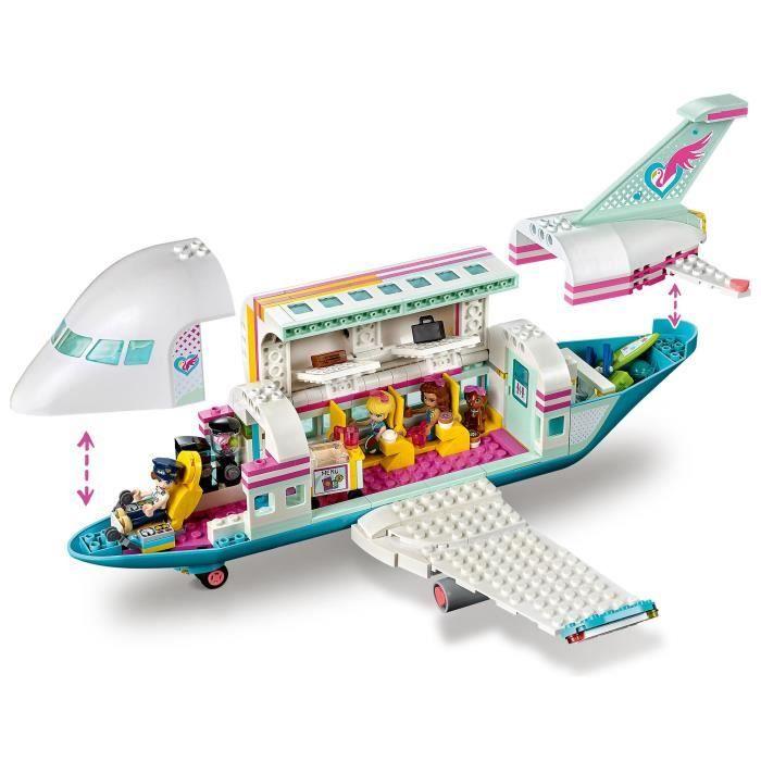 LEGO® Friends 41429 L’avion de Heartlake City, avec 3 Mini Poupées, Jouet pour Enfant de 7ans et + Fille et Garçon