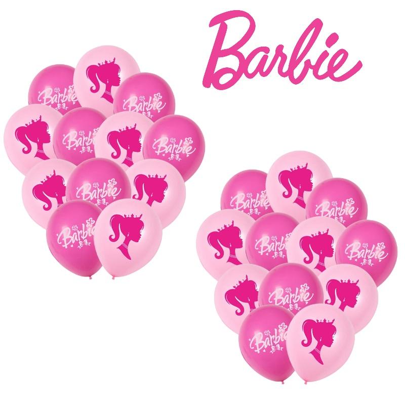 Pretty Pink Barbie Latex Balloons For Girls Birthday Party Decorations