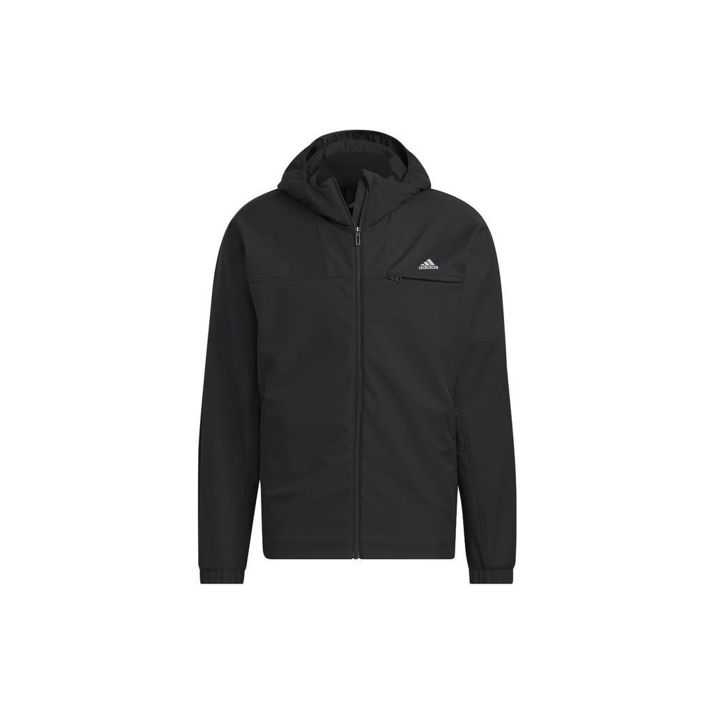 New Adidas Essential Jackets Coats Men's Black IK7347