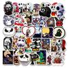 Vibrant Nightmare Before Christmas Vinyl Stickers For Car Laptop Luggage 50pcs Set