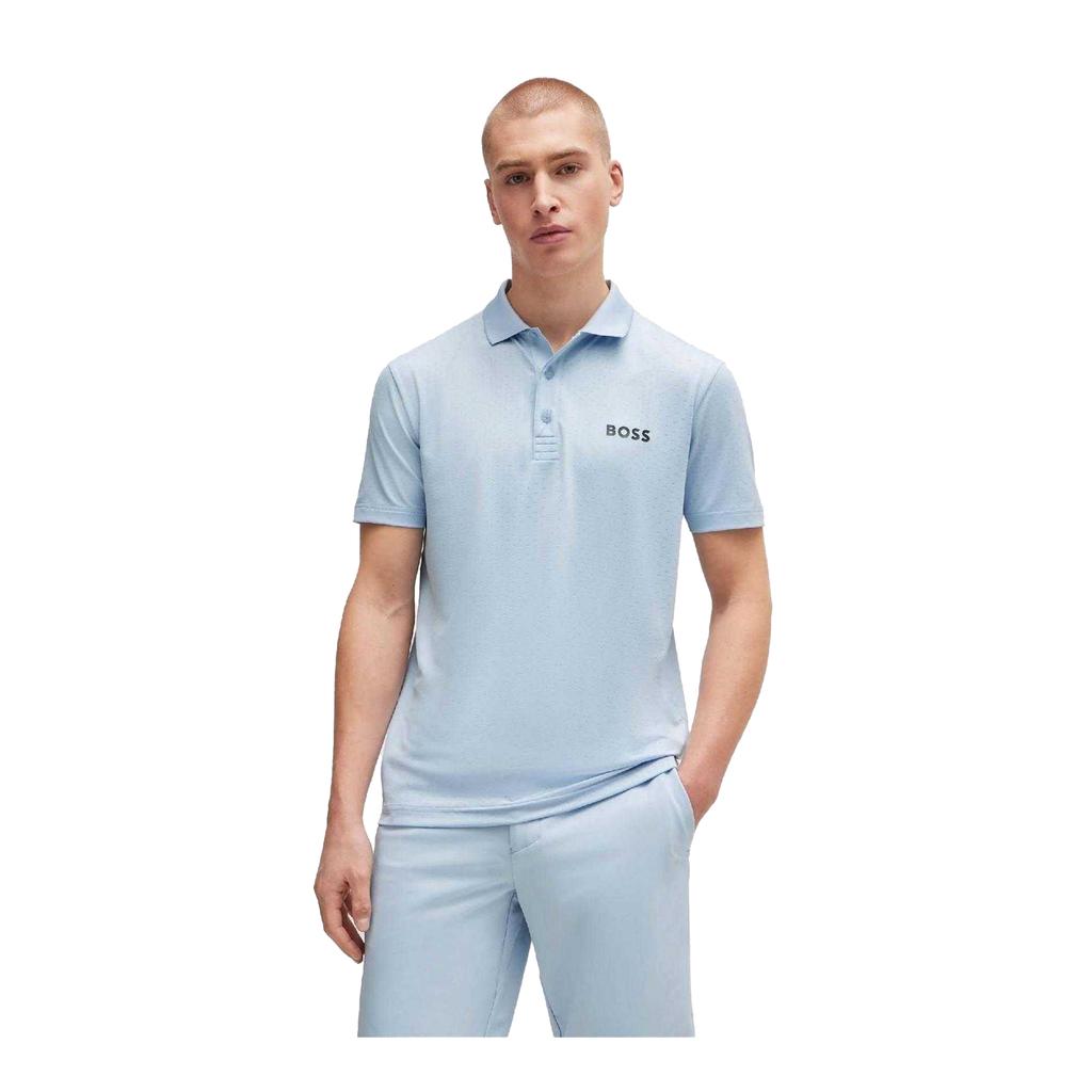 Boss Mens Contrast Logo Performance Regular Polo Shirt