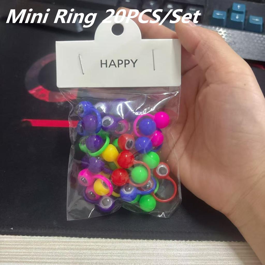 Komik Titreyen Göz Küresi Parmak Kuklası Plastik Yüzükler Çocuklar İçin Parti Hediyelikleri Şakalar Oyunlar hediyeler doğum günü dekorasyonu