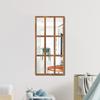 Decorative Wall Mirror Minimalist Imitation Window Wall Mirror Wall Decor for Living Room Farmhouse Bathroom Kitchen Bedroom