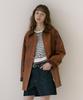 Leftseoul Corduroy Combination Synthetic Leather Jacket [Vintage]