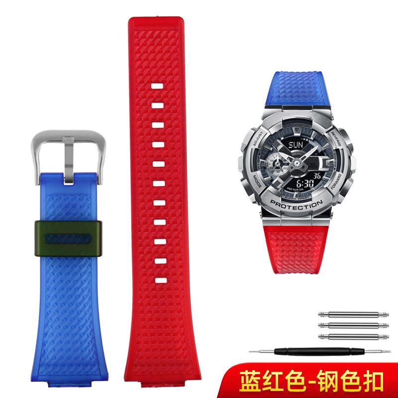 Cinturino da uomo in silicone da 16 mm per Casio G-Shock GA-110 GM-110GB GA-110 GA-100 GA-120 Accessori cinturino in gomma silicone resina
