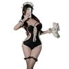 Sexy Lingerie Lace-up Girl Home Pajamas Sexy Suspender One-piece Little Maid Cosplay Fashion