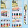 Solid Watercolor Water Color Pigment Kit Portable Artist Watercolor Paint  For Students