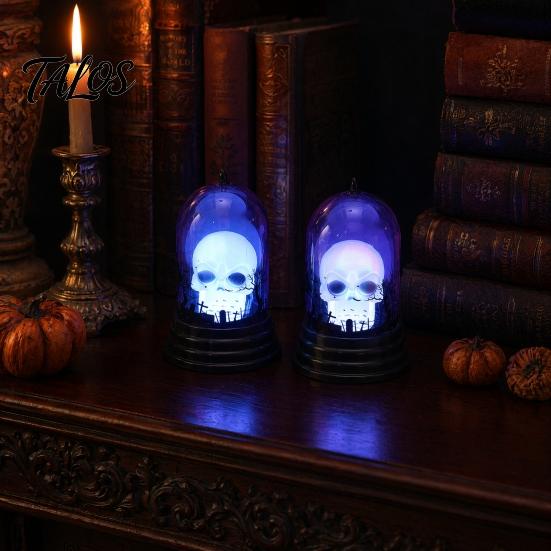 Halloween Party Props Pumpkin Lantern, Battery Operated LED Light, with Hanging Buckle, Lantern Durable Plastic Lighting, for And Desktop Ornament