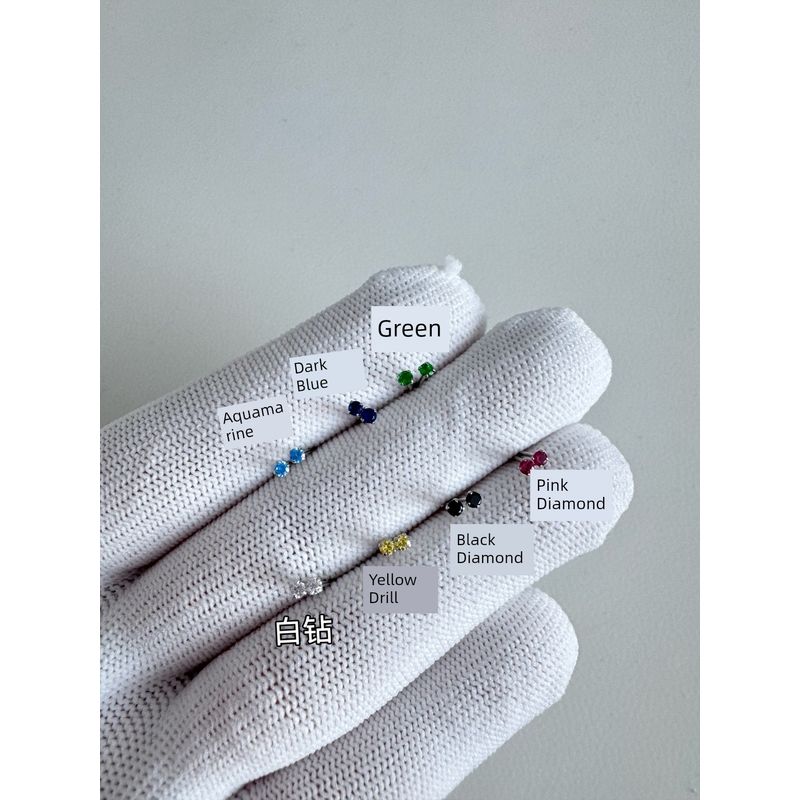 

Гипоаллергенные 1.5 Простые, не травмирующие уши стразы для сна 1.5mm yellow diamond pair