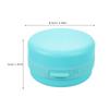 Silicone Bathing Brush Head Scrubber Portable Body Cleansing Tool with Soap Box for Adults Skin Friendly Easy To Use and