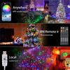 LED String Light Smart Bluetooth App Control Garland Waterproof Outdoor Fairy Lights For Christmas Holiday Party Birthday Decor