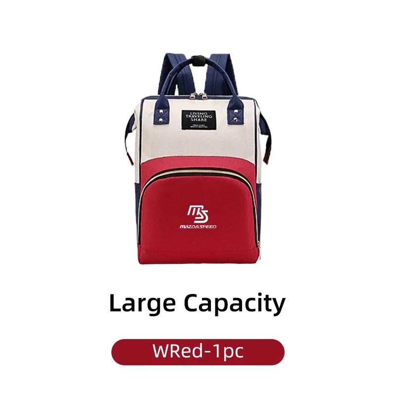 2025 Hot Schoolbag Men Women Business Travel Bag Casual Shoulder Backpack For Mazda 3 6 2 Axela CX5 CX3 CX30 CX9 Atenza Demio RX