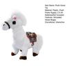 Electric Plush Horse Toy Kids Walking Movable Tail Interactive Horse Plushie Toy Toddlers Boys Girls Educational Simulation Stuffed Animal Toy
