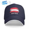 Sandwich Bandiera Austriaca Cappellino da Baseball Austriaco Uomo Donna Cappellini Hip Hop Snapback Cappello da Golf Pesca