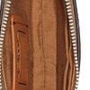 New COACH Corner Zip Canvas With Leather Wallet Wrist Bag Clutch Small Size Women's Brown CK359-SVOT8