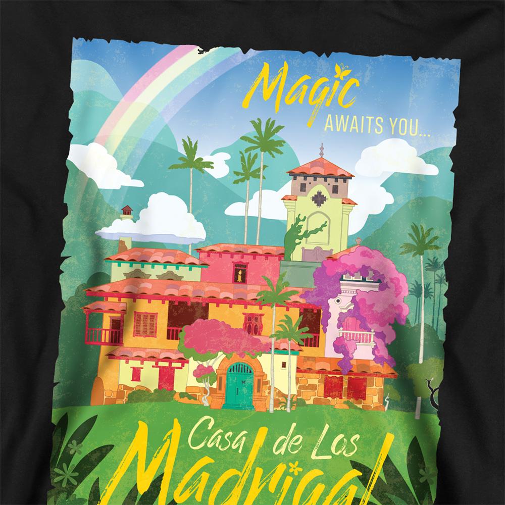 Encanto Childrens/Kids Magic Awaits You...Casa De Los Madrigal Poster Hoodie