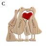 Personalized Duck Family Theme Wooden Art Puzzle 2024 Free Engraving Wooden Desktop Decorations Customized Gifts for Mom Da M5A5